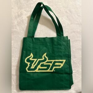 NWOT USF tote. University of South Florida green reusable tote
